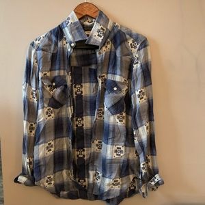 Boyfriend Fit American Eagle Flannel. Small.